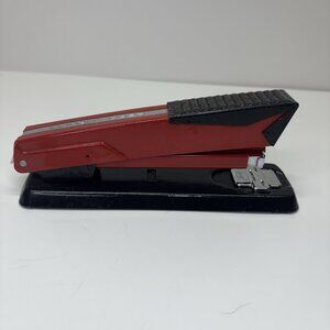 Vintage Esco Regent Stapler 24-6 Red & black 1970's